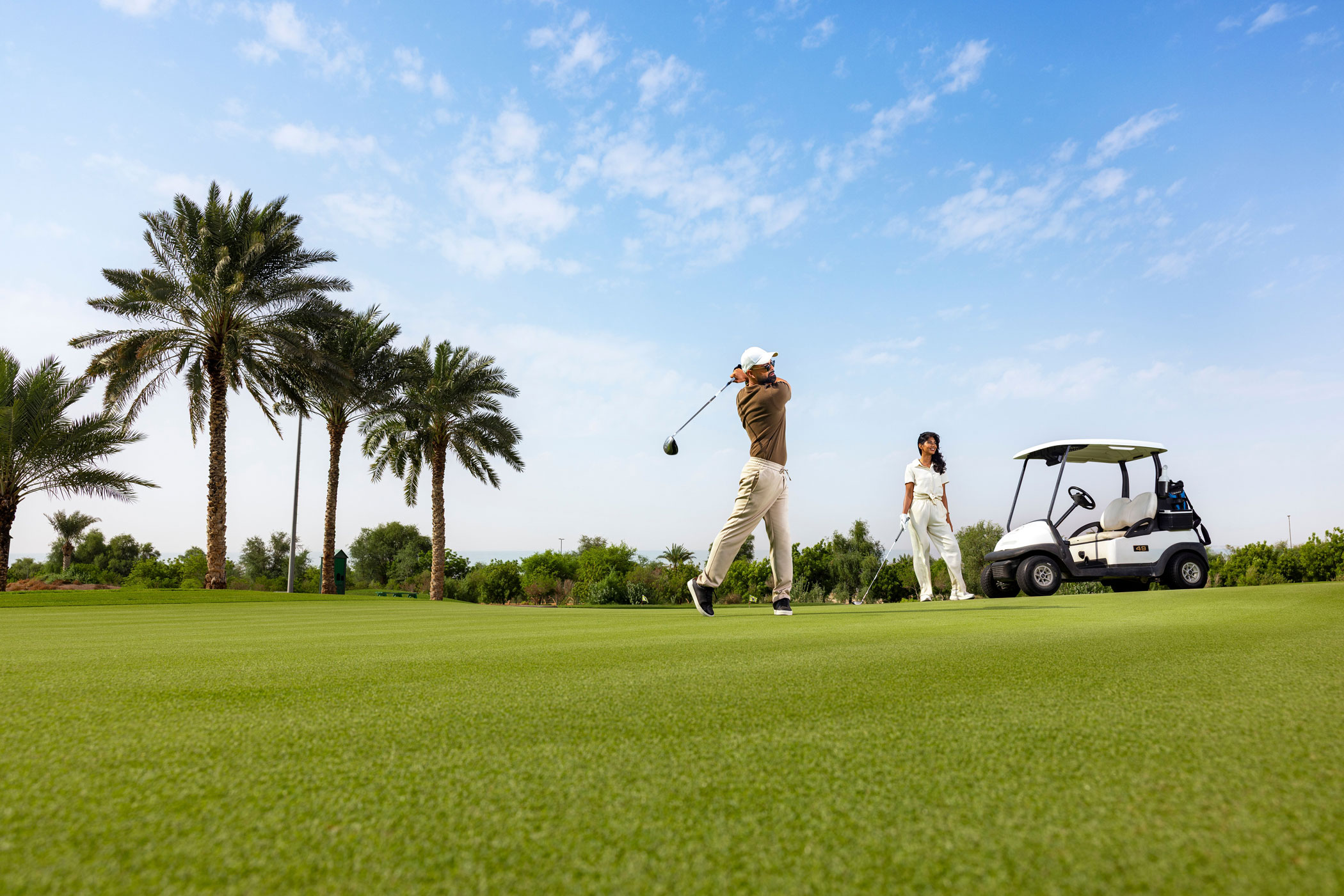 The golf course