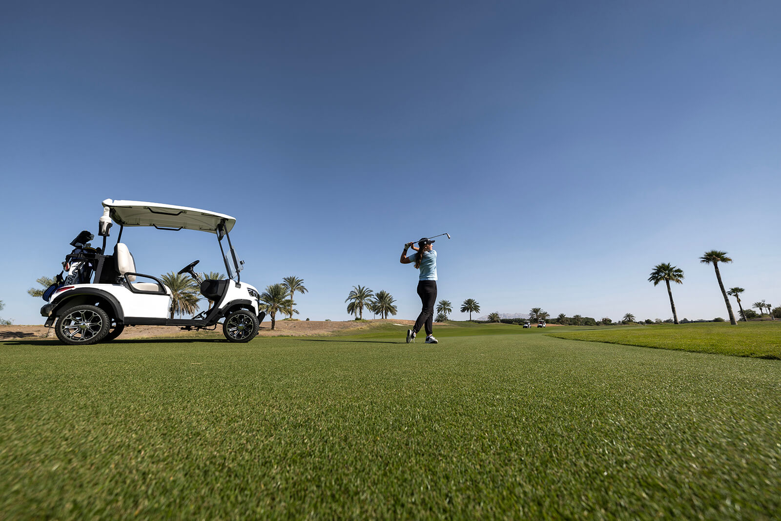 The golf course