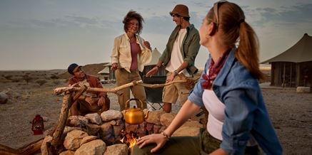 Camp in Jebel Hafit
