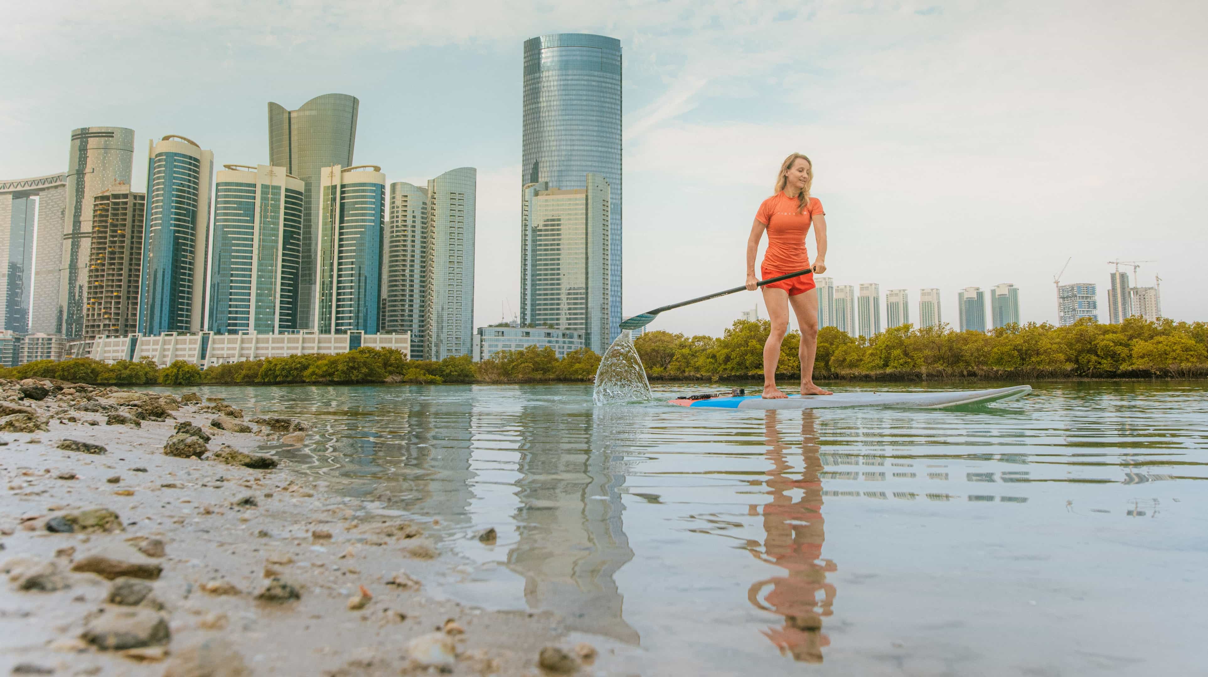 stand up paddleboarding